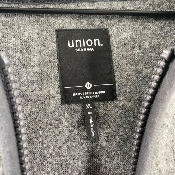 Union 1/4 Zip Long Sleeve Turner Hoodie - Picture 5 of 9